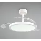 Trio R64452131 Kasfjord 106,5x35cm, távirányítós, fényerőszabályzós, 3900lm, 2700-6500K, 6 forgási sebességes ventilátoros lámpa