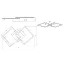 Trio R64492187 Trail mennyezeti lámpa