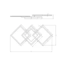 Trio R64493131 Trail mennyezeti lámpa