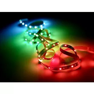   Trio R65555102 Racer 5m hosszú, dinamikus RGB, 3000K dimmelhető, távirányítós LED szalag