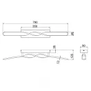 Trio R65791131 Ginko 2100lm, 4000K, 79x12,5cm mennyezeti lámpa