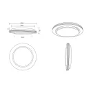 Trio R67045800 Atria mennyezeti lámpa
