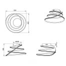 Trio R67051131 Bologna mennyezeti lámpa