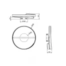 Trio R67071106 Parma mennyezeti lámpa