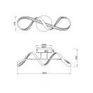 Trio R67091106 Perugia mennyezeti lámpa