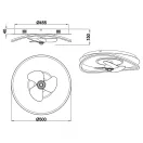 Trio R67393132 Sortland Ventilátoros lámpa