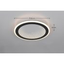 Trio R67681132 Glace távirányítós, fényerőszabályzós, 2600lm, 2700-6500K mennyezeti lámpa