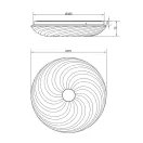 Trio R67693800 Gravity mennyezeti lámpa