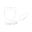 Trio R67839101 Pollux mennyezeti lámpa