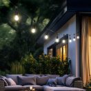 Trio R74771132 Chain 6,5m hosszú, 10xE27, IP44 dekorációs lámpa