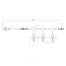 Trio R74771932 Chain 6,5m hosszú, 10xE27, IP44 dekorációs lámpa