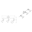 Trio R80153032 Gina spot lámpa