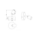 Trio R80911031 Paris spot lámpa