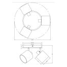 Trio R81333930 Tommy spot lámpa