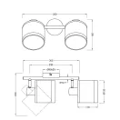 Trio R81552041 Davos spot lámpa