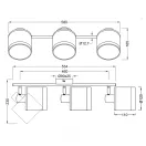 Trio R81553041 Davos spot lámpa