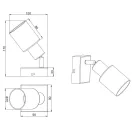 Trio R81781042 Cadiz spot lámpa