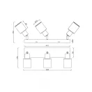 Trio R81783032 Cadiz mennyezeti spot lámpa