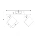 Trio R81852036 Aimee 2xE14, 42,5,x13cm spot lámpa