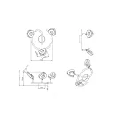 Trio R82139106 Tours spot lámpa