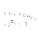 Trio R82231407 Visto spot lámpa