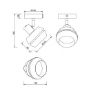 Trio R86361076 Isla spot lámpa