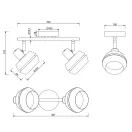Trio R86362076 Isla spot lámpa
