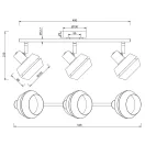 Trio R86363076 Isla spot lámpa