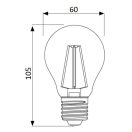 UltraTech 8,5W 4000K 1055Lumen E27 normál izzó forma Filament LED fényforrás