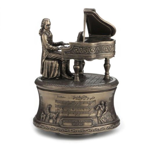 Veronese Mozart felhúzható zenélő szobor